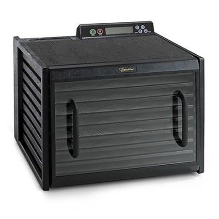 Excalibur Deshidrator cu 9 tăvi și timer, control digital, Negru, Ușă transparentă