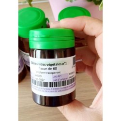 Flacon cu capsule 1 vegetale goale x60 buc.