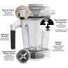 Vitamix Ascent Cană de Amestec 1.4 Litri, Lamă Uscată, cu SELF-DETECT®