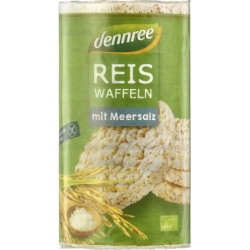 Rondele ecologice din orez expandat cu sare, bio, 100g, Dennree