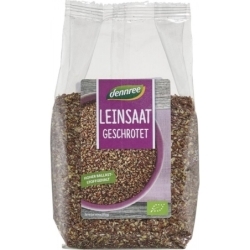 Semințe de in zdrobite bio, 200g, Dennree