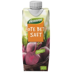 Suc de sfeclă roșie bio vegan, 500ml, Dennree