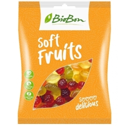 Jeleuri cu fructe bio fără gluten, 100g, BioBon