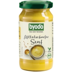 Muștar ușor picant ecologic, bio, 200ml, Byodo