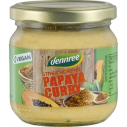 Pateu vegetal cu papaya și curry, bio, 180g, Dennree