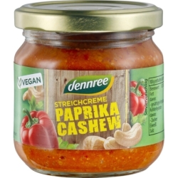 Pate vegetal cu ardei și caju, bio, 180g, Dennree