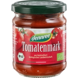 Pastă de tomate 22% substanță uscată bio, 200g, Dennree