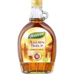 Sirop de arțar Dennree grad A gust fin, bio, 375ml, Dennree