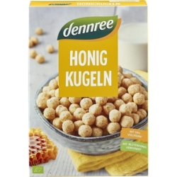 Cereale bio biluțe cu miere, 250g, Dennree