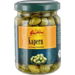 Capere în saramură, bio, 140g, Gustoni