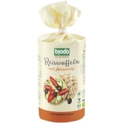 Rondele din orez și amarant fără gluten, bio, 100g, Byodo