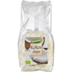 Chipsuri de cocos bio ecologice, 150g, Dennree