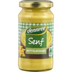 Muștar ușor picant, bio, 200ml, Dennree
