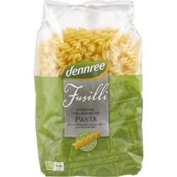 Fusilli din grâu dur ecologic, bio, 500g, Dennree