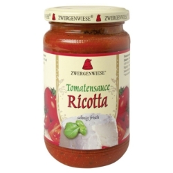 Sos de tomate Ricotta, bio, 340ml, Zwergenwiese