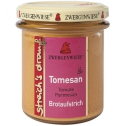 Cremă tartinabilă vegetală Tomesan cu tomate și parmezan, bio, 160g, Zwergenwiese