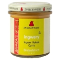 Cremă tartinabilă bio vegetală Ingwery cu ghimber, cocos și curry, 160g, Zwergenwiese