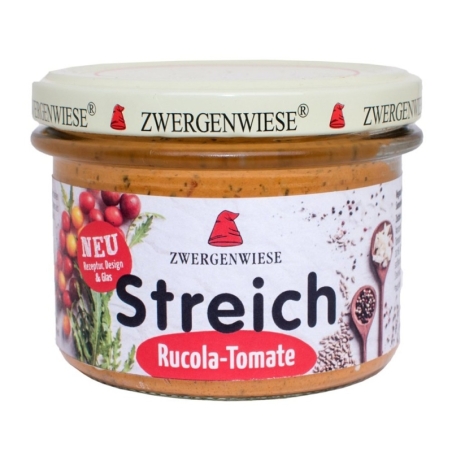 Pate vegetal cu rucola și tomate fără gluten, bio, 180g, Zwergenwiese