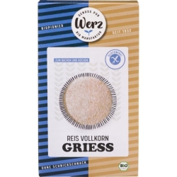 Griș de orez bio fără gluten, 250g, Werz