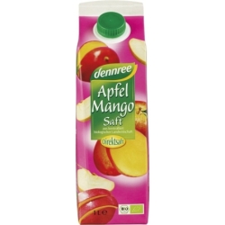 Suc de mere cu mango, bio, 1l, Dennree