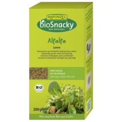 Semințe de lucernă bio pentru germinat, 200g, BioSnacky Rapunzel