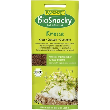 Semințe de creson bio pentru germinat, 40g, BioSnacky Rapunzel
