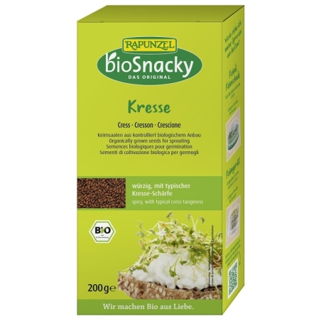Semințe de creson ecologic pentru germinat, bio, 200g, BioSnacky Rapunzel