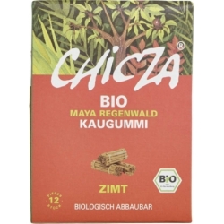 Gumă de mestecat bio cu scorțișoară, 30g, Chicza