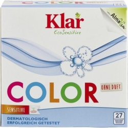 Detergent pentru rufe colorate fără parfum, 1.375kg, Klar
