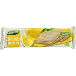 Napolitane cu cremă de lămâie bio, 125g, Dennree