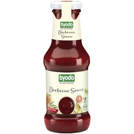 Sos barbecue fără gluten, bio, 250ml, Byodo