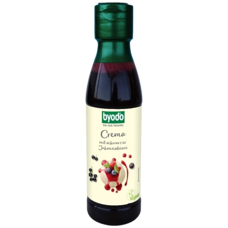 Cremă de oțet cu coacăze negre, bio, 150ml, Byodo