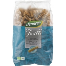 Fusilli din spelta integrală, bio, 500g, Dennree