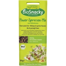 Mix de semințe bio Power pentru germinat, 30g, BioSnacky Rapunzel