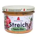 Pate vegetal cu tomate și măsline, bio, 180g, Zwergenwiese