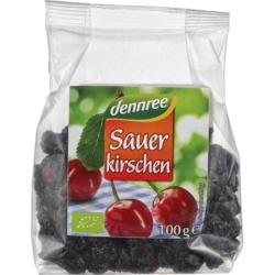 Vișine uscate fără sâmburi, bio, 100g, Dennree