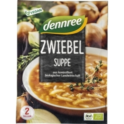 Supă de ceapa instant, bio, 40g, Dennree