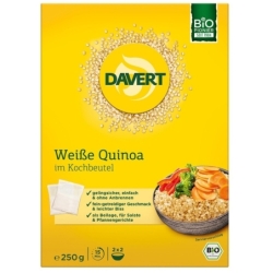 Quinoa albă în pungă de gătit, bio, 250g, Davert