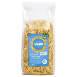 Fulgi integrali de porumb bio fără gluten, 250g, Davert