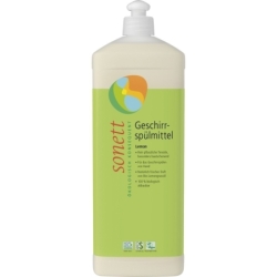 Detergent ecologic pentru spălat vase cu lămâie bio, 1l, Sonett