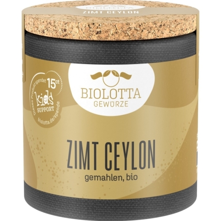 Scorțișoară Ceylon măcinată, bio, 40g, BioLotta
