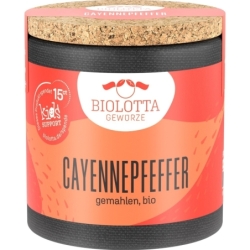 Ardei Cayenne bio măcinat, 43g, BioLotta