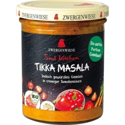 Sos Tikka Masala fără gluten, bio, 370g, Zwergenwiese