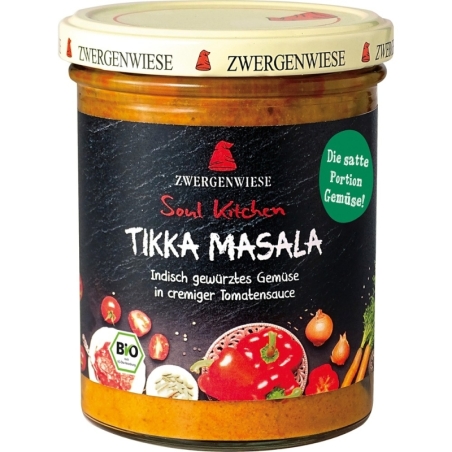 Sos Tikka Masala fără gluten, bio, 370g, Zwergenwiese