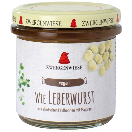 Cremă tartinabilă vegană bio Leberwurst, 140g, Zwergenwiese