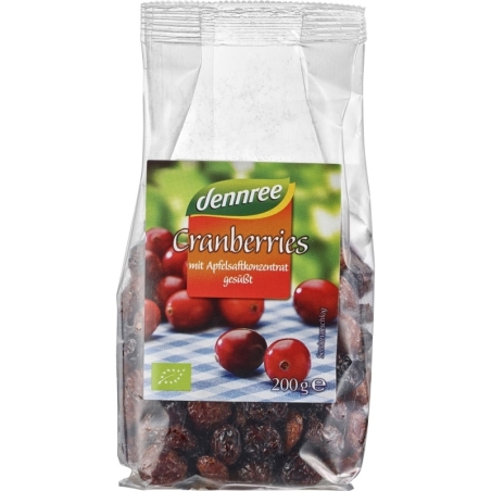 Merișoare ecologice, bio, 200g, Dennree