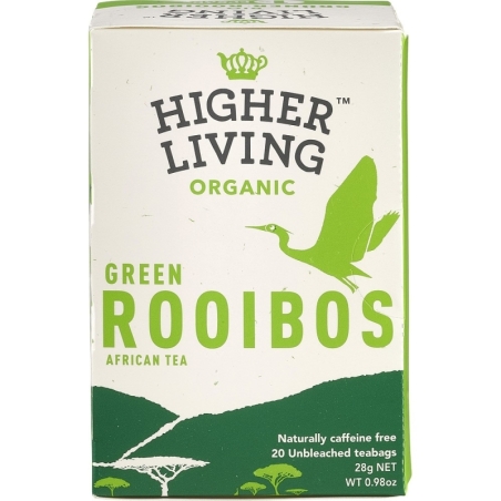 Ceai verde Rooibos, bio, 28g, Higher Living