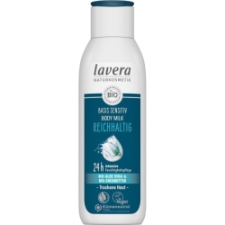 Lapte de corp sensitiv aloe vera bio și unt de shea bio, 250ml, Lavera