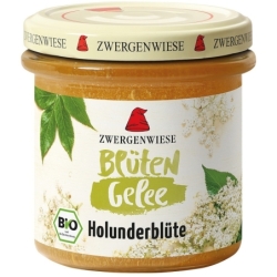Jeleu bio de flori de soc fără gluten, 160g, Zwergenwiese