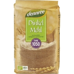 Făină bio de spelta tip 1050, 1kg, Dennree